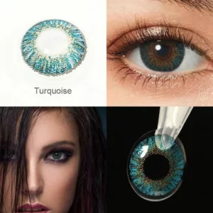 Turquoise Colored Lenses